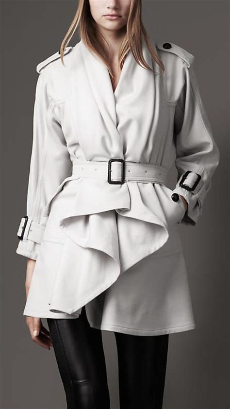 burberry white winter coat|Burberry winter coat outlet.